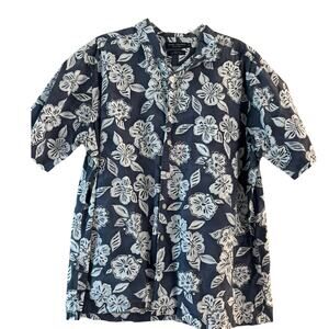 Daniel Cremieux Collection Cotton Tailored Fit Tropical Button Down Size XL